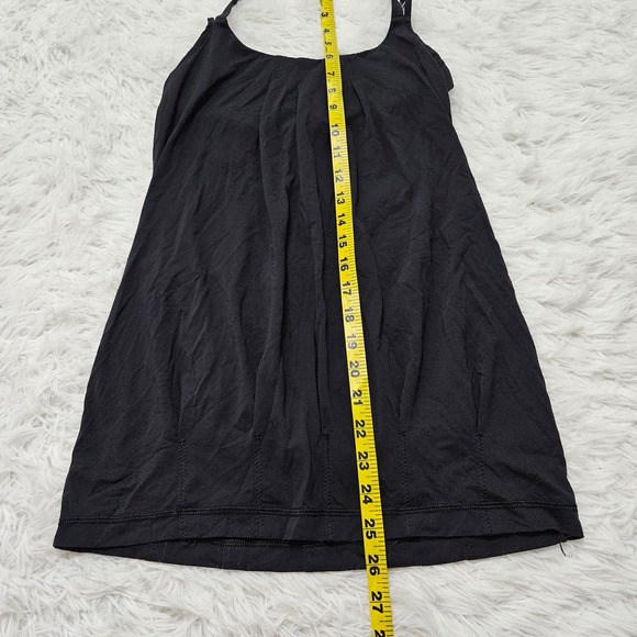Lululemon Women's Black Halter Strappy Back‎ Tank Top. Size 6 - Picture 5 of 6